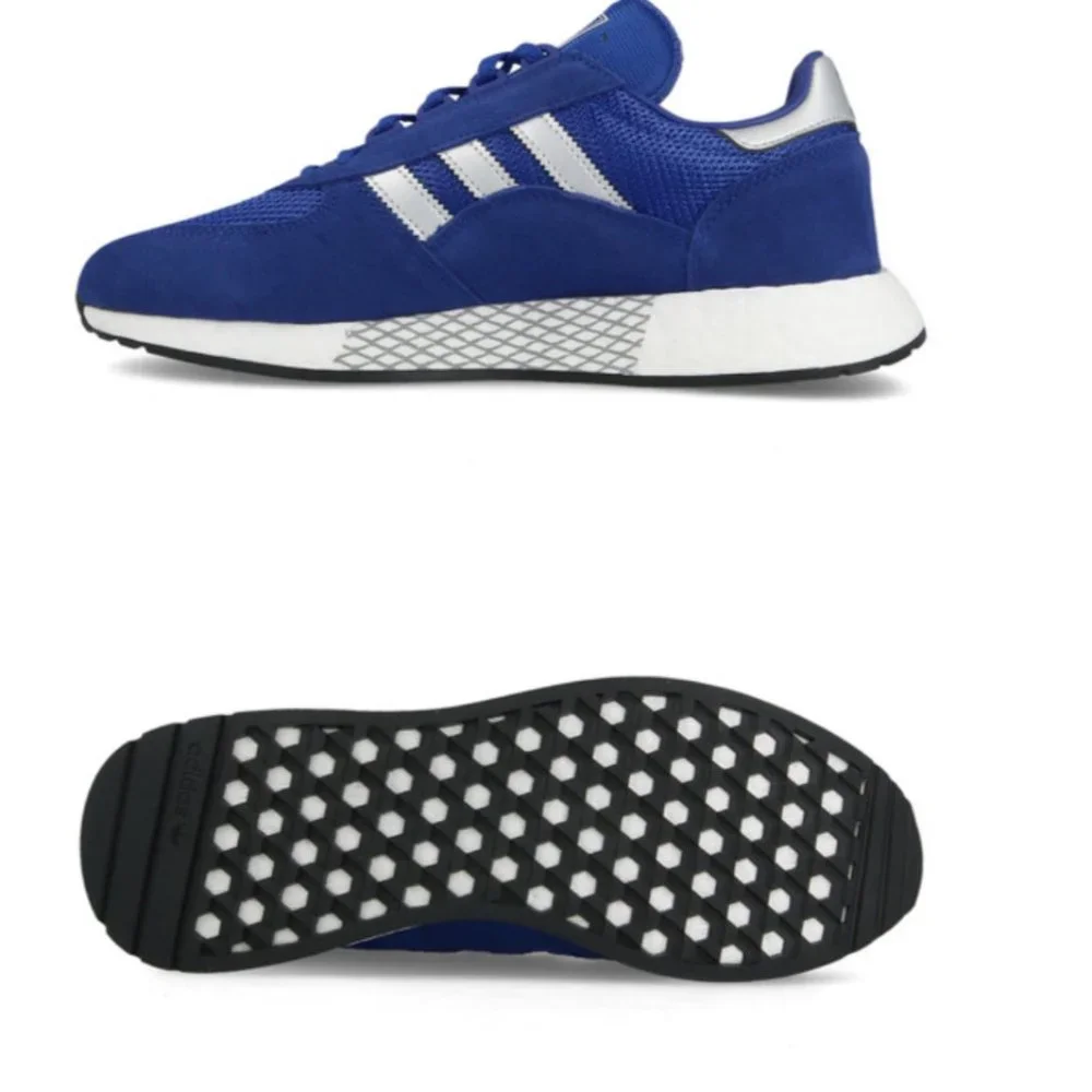 Adidas Marathon 5923 Collegiate Royal Blue & Silver Sneaker Shoes G26782 Size: 7